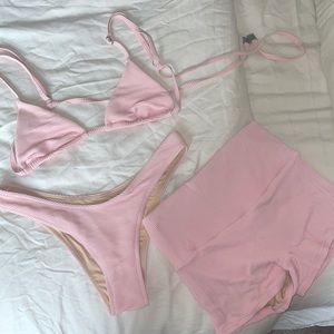 Zulu & Zephyr bikini with matching shorts